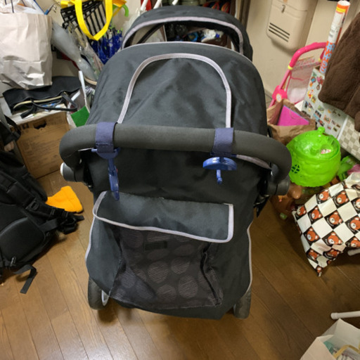 二人乗りベビーカー　ツインプラム　日本育児
