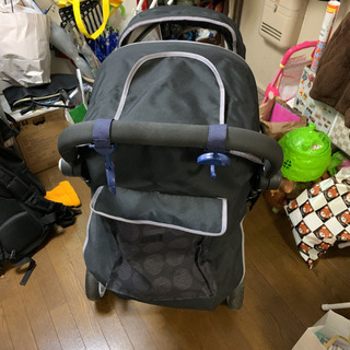 二人乗りベビーカー　ツインプラム　日本育児の画像