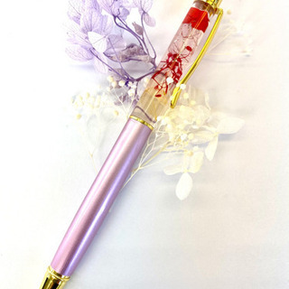 ハーバリウム　手作りぺん