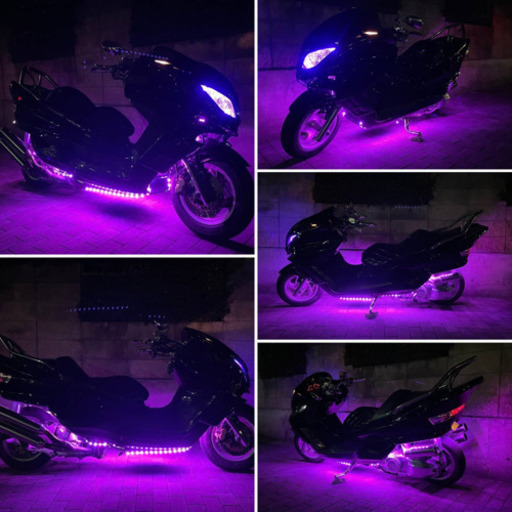 ブラックカスタム【YAMAHA マジェスティ】LEDレインボー328パターン‼︎