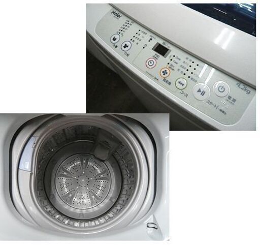〇 札幌【2019年製 4.2kg ハイアール 洗濯機】JW-K42M Haier 全自動洗濯機 小型洗濯機 単身者 一人暮らし 新生活  4.2Kg 本郷通店