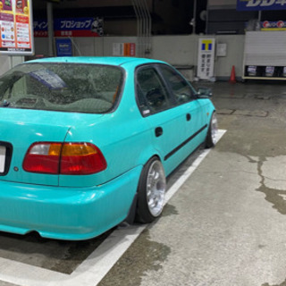 値下げします！ホンダ　シビックフェリオEK5 5MT 車検付き！改造点多数　希少4WD 程走行距離69000キロ！の画像