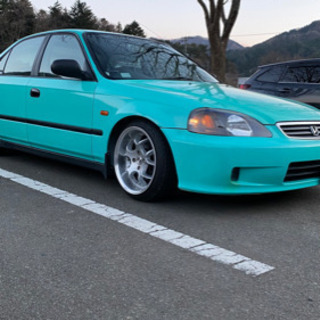 値下げします！ホンダ　シビックフェリオEK5 5MT 車検付き！改造点多数　希少4WD 程走行距離69000キロ！の画像