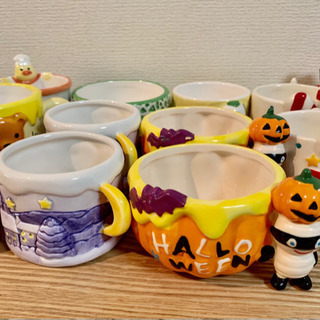 【商談中】【差し上げます】陶器の入れ物　21個の画像