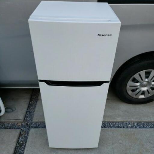 Hisense ハイセンス 2ドア 冷凍冷蔵庫 HR-B1201 120L 32kg 2018年製