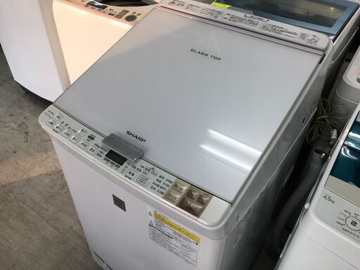 シャープ9.0Kインバーター洗濯乾燥機　2015年製！！分解クリーニング済み！！！