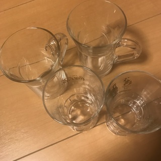 コカコーラグラス　２個　耐熱マグカップ　2個の画像