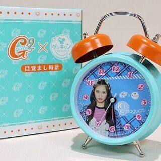 【苫小牧バナナ】希少☆未使用 キリンビバレッジ Girls2×ゲンキリンプロジェクト ボイス入り目覚まし時計 キラ(山口綺羅) ガールズ 限定品