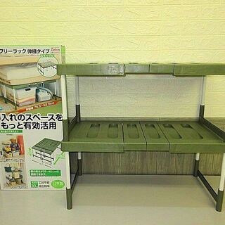 stp-0592　押入れフリーラック　2台セット　伸縮タイプ　日...