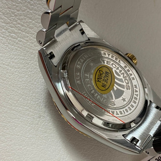 【未使用品】テクノス TECHNOS 腕時計 オールステンレス T9522TE メンズ腕時計 Japan movementの画像