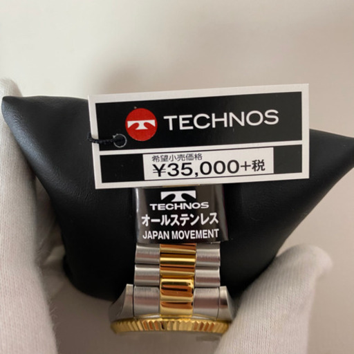 【未使用品】テクノス TECHNOS 腕時計 オールステンレス T9522TE メンズ腕時計 Japan movement