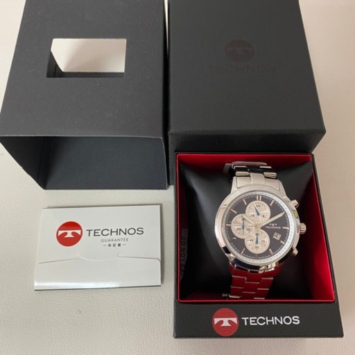 【新品・未使用品】テクノス TECHNOS 腕時計 クロノグラフ T9579SN メンズ腕時計