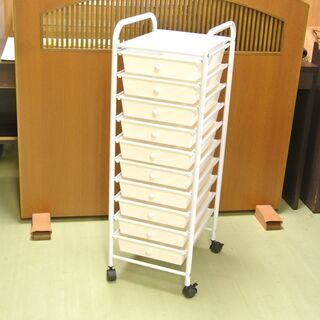 【商談中】デスクワゴン 書類 小物入れ 10段 プラケース　防水...
