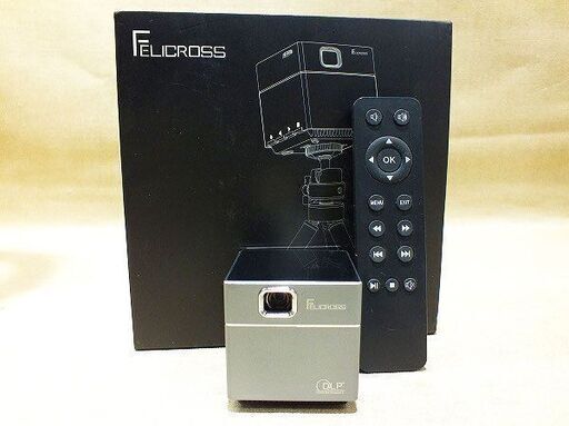 【苫小牧バナナ】FELI CROSS/フェリクロス モバイルプロジェクター ピコキューブ　PicoCube S6 FCPC-S6L 動作OK スタンド欠品♪