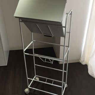 無印良品ダストボックスと専用ラック