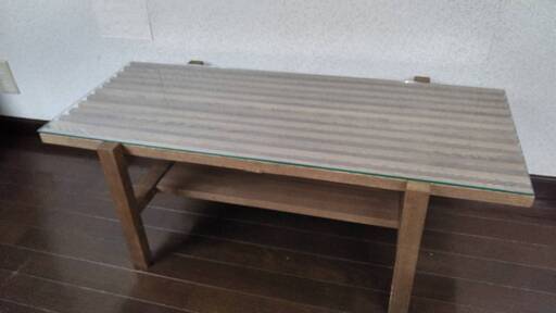 unico  ガラステーブル　W1000 売ります。地域限定設置費込み！
