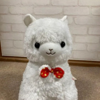 美品　ぬいぐるみ　アルパカッソ　白　タグつき