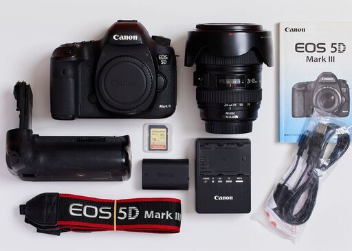 [値下げ] キャノン 5D III ＋ 24-105 f4 ＋ バンドル 155,000円