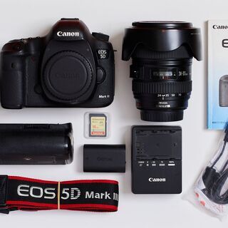 [値下げ] キャノン 5D III ＋ 24-105 f4 ＋ ...