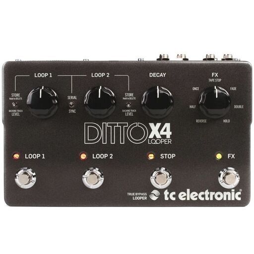 TC Electronic DITTO X4 デュアルトラック ルーパー（定価3万）