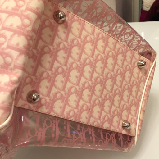 クリスチャンディオール❤️Dior クリア ミニボストン バッグ トロッター