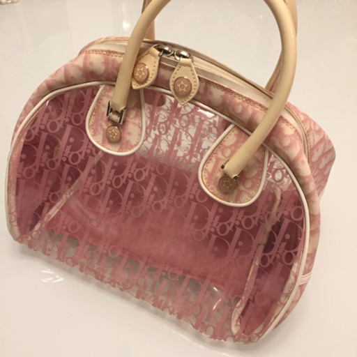 クリスチャンディオール❤️Dior クリア ミニボストン バッグ トロッター