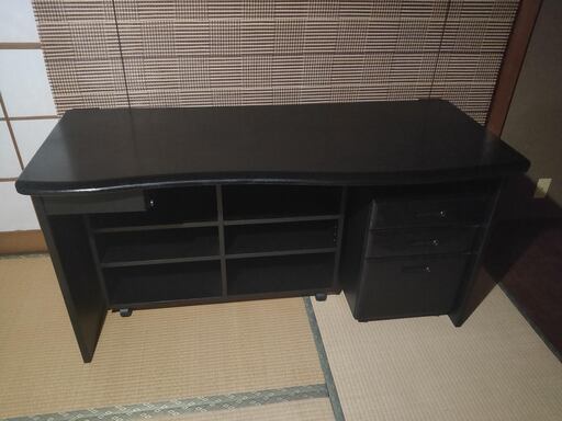 デスク3点セット　ワゴン　チェスト