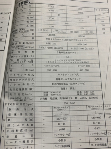 耕運機　ラビット耕運機ST871  （候補の方とお話中）