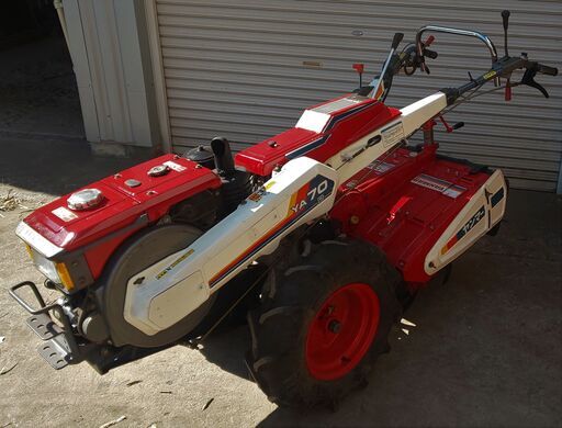 鹿児島発　ヤンマー7馬力　セル始動　ディーゼル耕うん機YA70