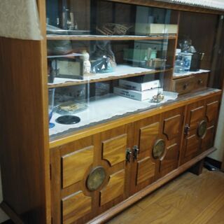 サイドボード カップボード 食器棚 昭和レトロ
