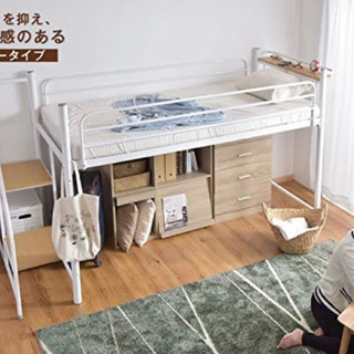 決まりました🌟ロフトベッド ロータイプ　Sシングル　写真掲載