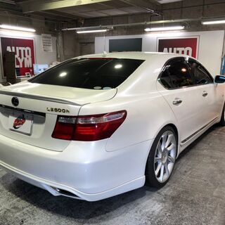 自社ローン★保証人不要★全国対応★レクサスLS600h★パール★黒革シート★サンルーフ★純正ナビ・ＴＶ・バックカメラ・ＥＴＣ★車検R4/3/17★の画像