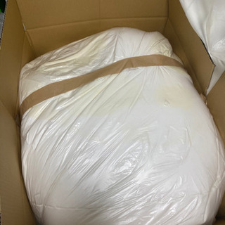 【取引中】無印良品　体にフィットするソファ　ビーズクッションの画像