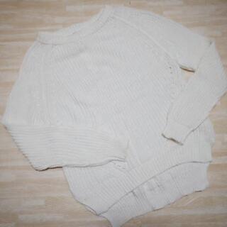 白ニット ディスコート セーター タグあり美品