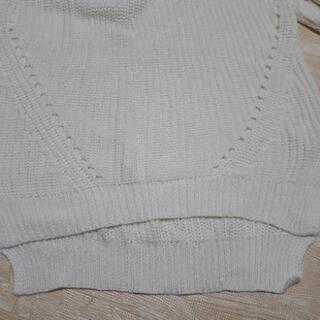 白ニット ディスコート セーター タグあり美品の画像