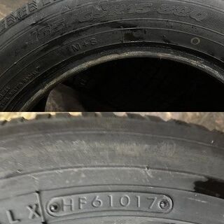 TOYO GARIT G5 185/65R15 15インチ スタッドレス 4本 2017年製 バリ溝 デミオ ノート カローラフィールダー等　(VTH365) クレジットカード QR決済可能の画像