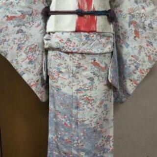 👘★ 正絹 付下げ ★ 可愛い型染め 付け下げ小紋 美品　ネット...