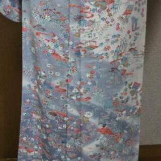 👘★ 正絹 付下げ ★ 可愛い型染め 付け下げ小紋 美品　ネット決済不可の画像