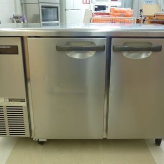 札幌市/清田区 ホシザキ/HOSHIZAKI 業務用テーブル形冷蔵庫 RT-120SNE 100V 台下冷蔵庫 240L 2ドア 厨房機器 08年製 動作品