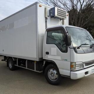 車検令和3年11月迄 ISUZU エルフ 最大積載量3350kg 冷蔵冷凍車 パワーゲート付 8ナンバー登録 トラック 埼玉発 の画像