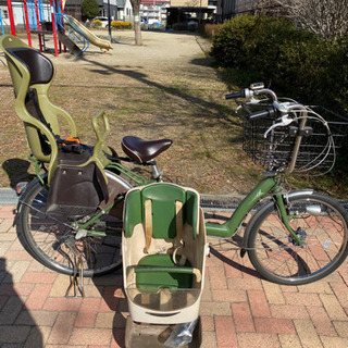 ブリヂストン電動アシスト自転車 二人乗せOK