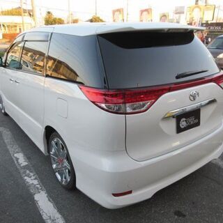 新オートローンシステム　自社ローン対応　全国対応　エスティマアエラスＧエディション　社外ナビ　バックカメラの画像