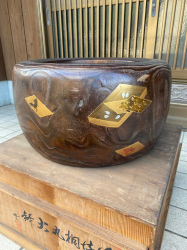 木製　火鉢