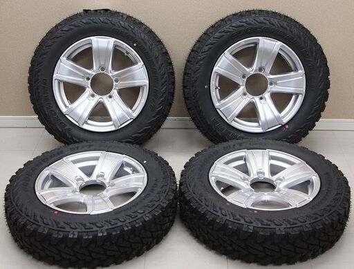 ジムニー 175/80R16 ヨコハマ GEOLANDAR M/T G003 ホイール付 16×5.5J ET22 (T1501kxxY)