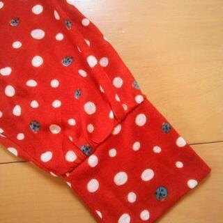 新品ワンピースＭ赤の画像