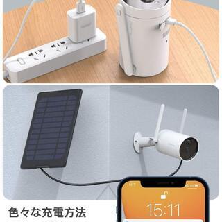 新品・未使用 防犯カメラ ワイヤレス/WiFi 10400mAhバッテリーの画像