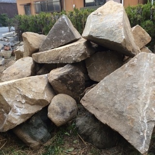 自然石　景石　岩　庭石　引き取り限定の画像