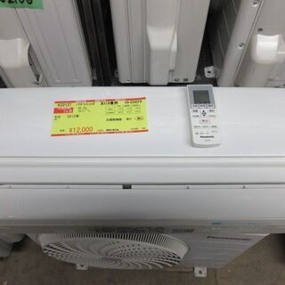 K02127　パナソニック　中古エアコン　主に6畳用　冷2.2kw／暖2.2kw