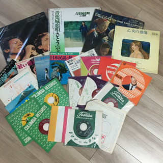 レコード　昭和　たくさん