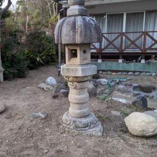 再投稿です！　岩灯籠　とうろう　庭